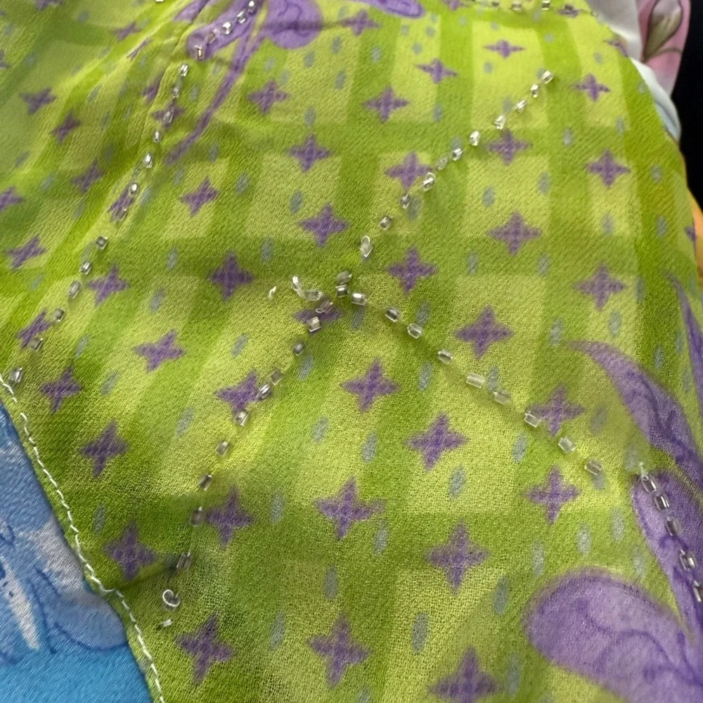 Sacred Threads Colorful Patchwork Maxi Skirt - Picture 3 of 8